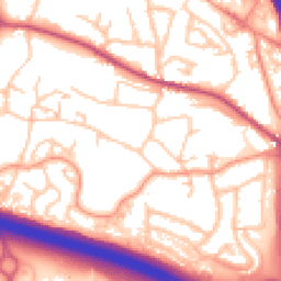 Daytime road noise heatmap for TF2 0DB