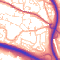 Daytime road noise heatmap for TF2 0DE