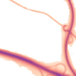 Night-time road noise heatmap for TF2 0DG