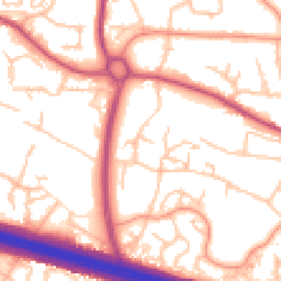 Daytime road noise heatmap for TF2 0DR