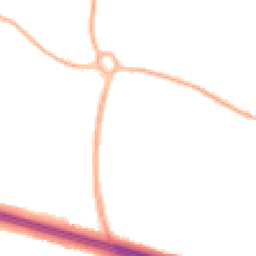 Night-time road noise heatmap for TF2 0DR