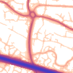 Daytime road noise heatmap for TF2 0DS