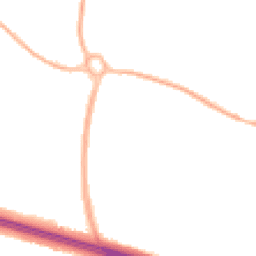 Night-time road noise heatmap for TF2 0DU