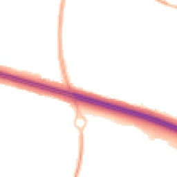 Night-time road noise heatmap for TF2 0EA