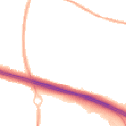Night-time road noise heatmap for TF2 0EE