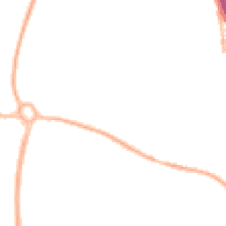 Night-time road noise heatmap for TF2 6BQ