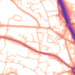 Daytime road noise heatmap for TF2 6BS
