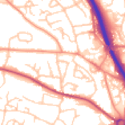 Daytime road noise heatmap for TF2 6BT