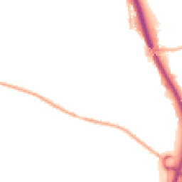 Night-time road noise heatmap for TF2 6BU