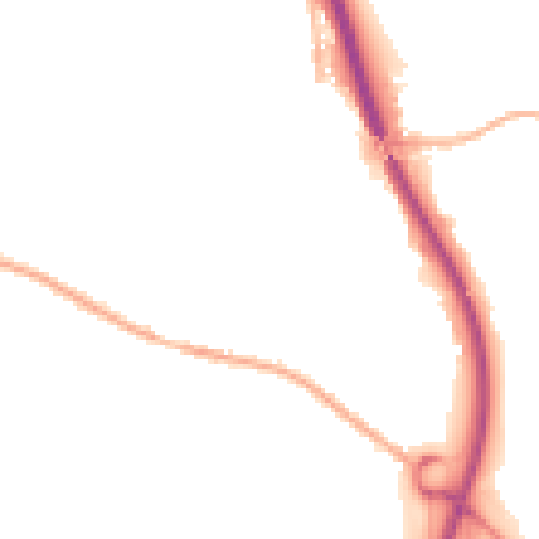Night-time road noise heatmap for TF2 6DT