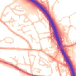 Daytime road noise heatmap for TF2 6ES