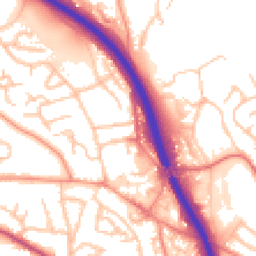 Daytime road noise heatmap for TF2 6FA