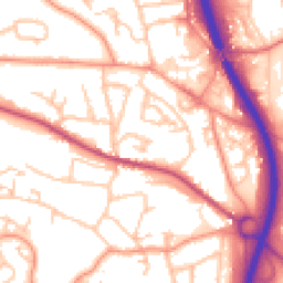 Daytime road noise heatmap for TF2 6FD