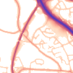 Daytime road noise heatmap for TF2 6HS