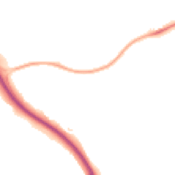 Night-time road noise heatmap for TF2 6JY