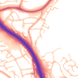 Daytime road noise heatmap for TF2 6LH
