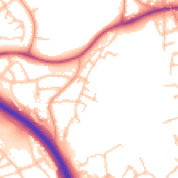 Daytime road noise heatmap for TF2 6LU