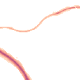 Night-time road noise heatmap for TF2 6LX