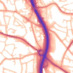 Daytime road noise heatmap for TF2 6NF