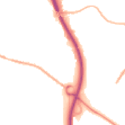 Night-time road noise heatmap for TF2 6NF