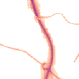 Night-time road noise heatmap for TF2 6NG
