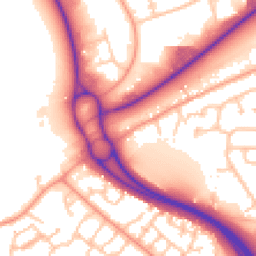 Daytime road noise heatmap for TF2 6NY