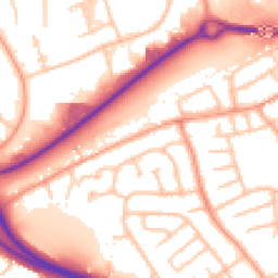 Daytime road noise heatmap for TF2 6PH