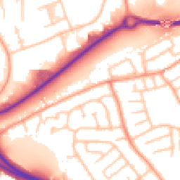 Daytime road noise heatmap for TF2 6PJ