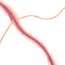 Night-time road noise heatmap for TF2 6QN