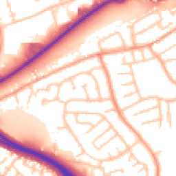 Daytime road noise heatmap for TF2 6RB