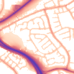 Daytime road noise heatmap for TF2 6RS