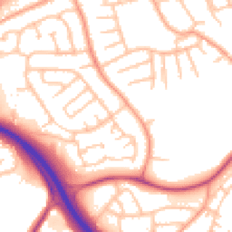 Daytime road noise heatmap for TF2 6RX