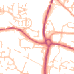 Daytime road noise heatmap for TF2 6SR