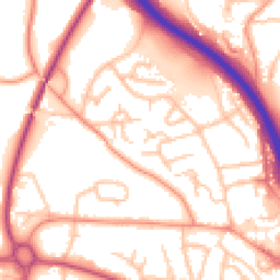 Daytime road noise heatmap for TF2 6TA
