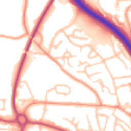 Daytime road noise heatmap for TF2 6TD