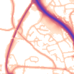 Daytime road noise heatmap for TF2 6TN