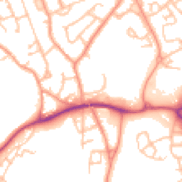 Daytime road noise heatmap for TF2 7AU