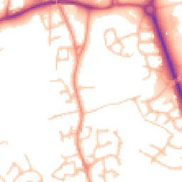 Daytime road noise heatmap for TF2 7BP