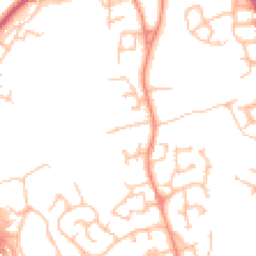 Daytime road noise heatmap for TF2 7BX