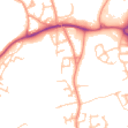 Daytime road noise heatmap for TF2 7DA