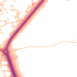 Daytime road noise heatmap for TF2 7FH