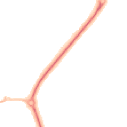 Night-time road noise heatmap for TF2 7FJ