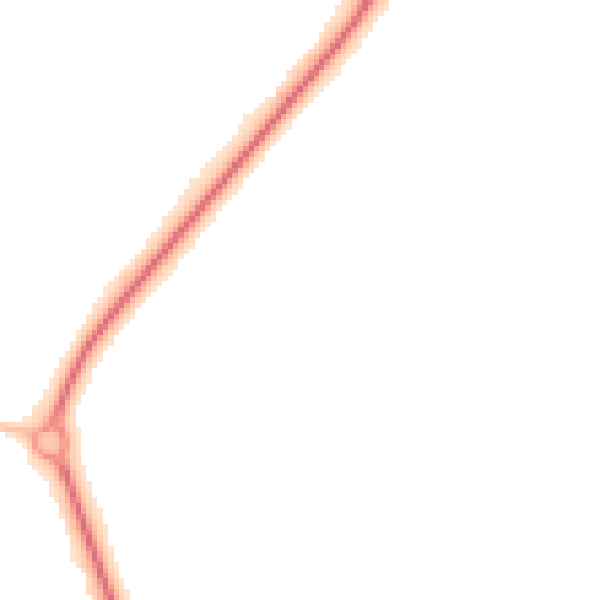 Night-time road noise heatmap for TF2 7FP