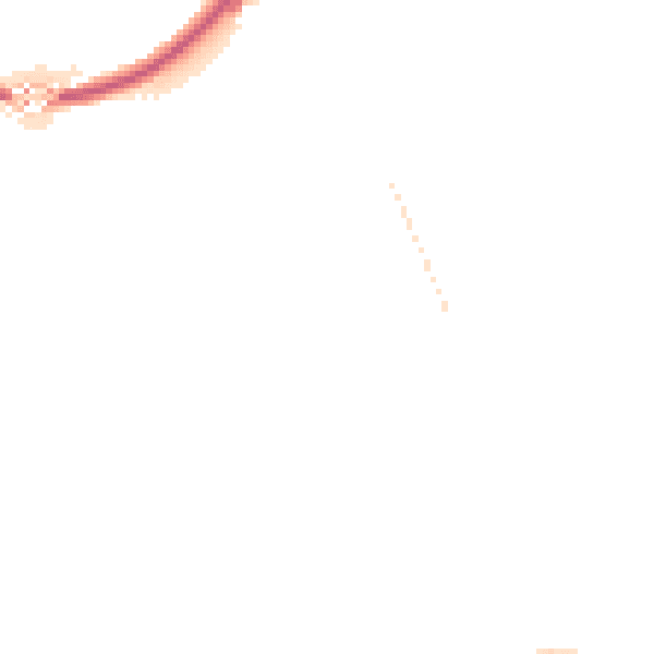 Night-time road noise heatmap for TF2 7JP