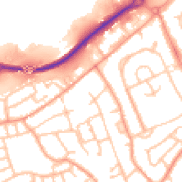 Daytime road noise heatmap for TF2 7LE