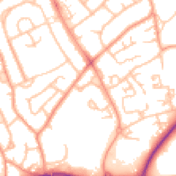 Daytime road noise heatmap for TF2 7LP