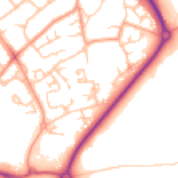 Daytime road noise heatmap for TF2 7PU