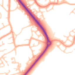 Daytime road noise heatmap for TF2 7RN