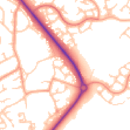 Daytime road noise heatmap for TF2 7RP