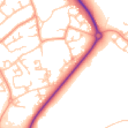 Daytime road noise heatmap for TF2 7RU